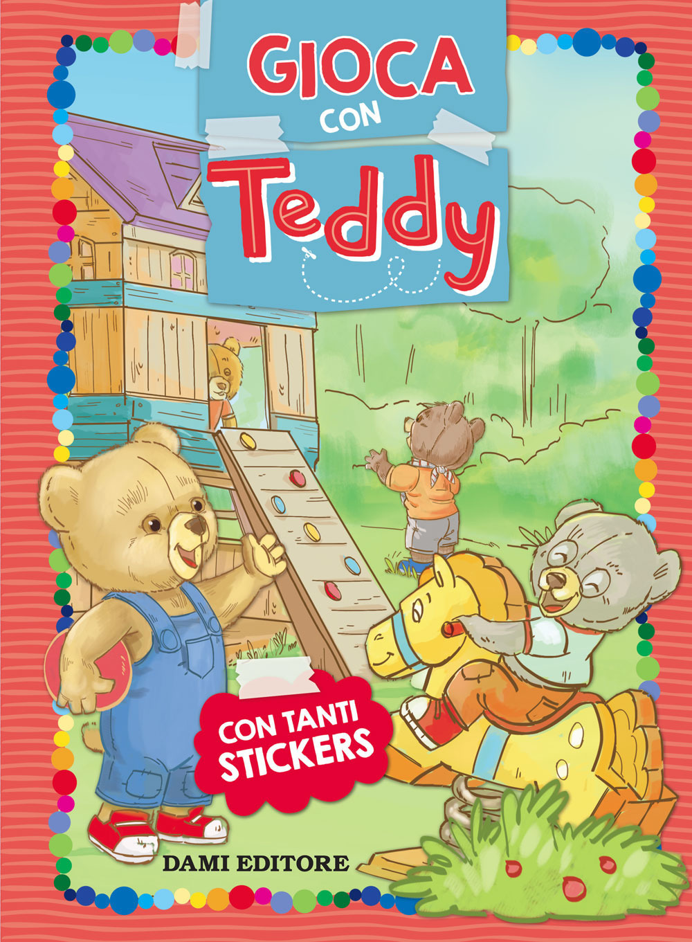 Gioca con Teddy. Con adesivi