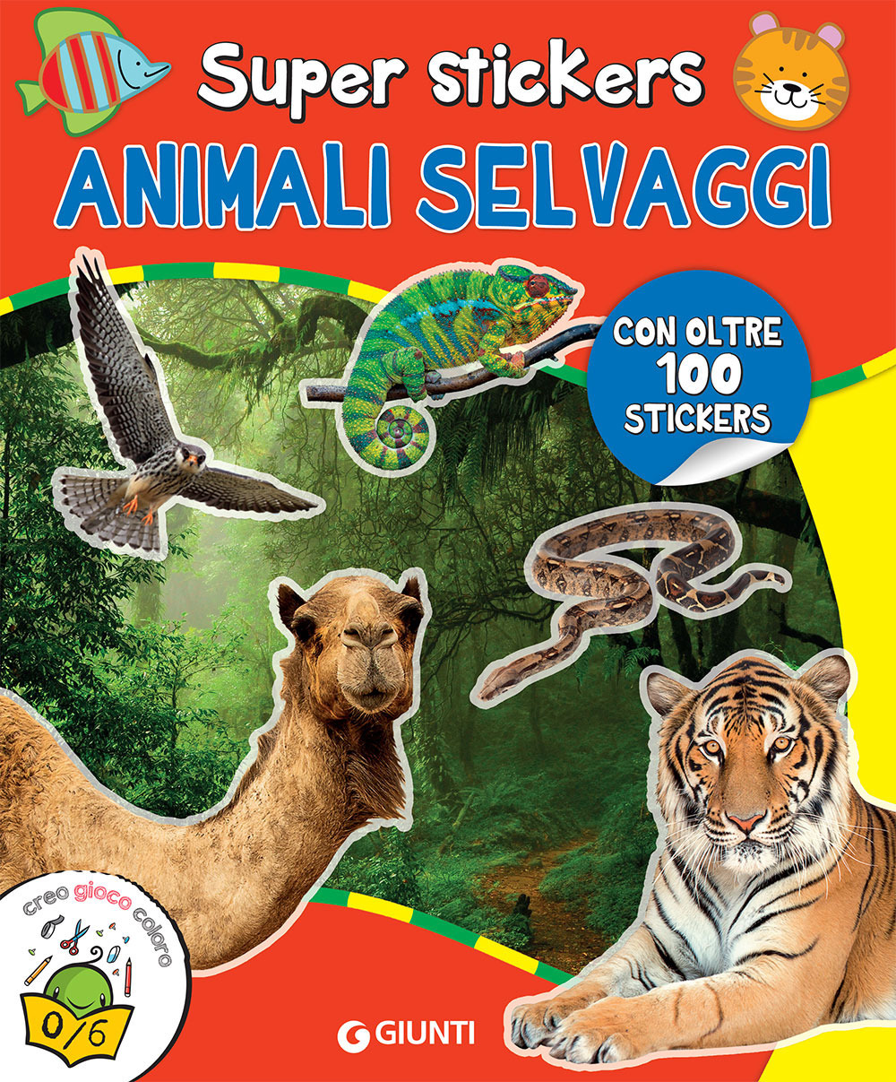 Animali selvaggi. Super stickers