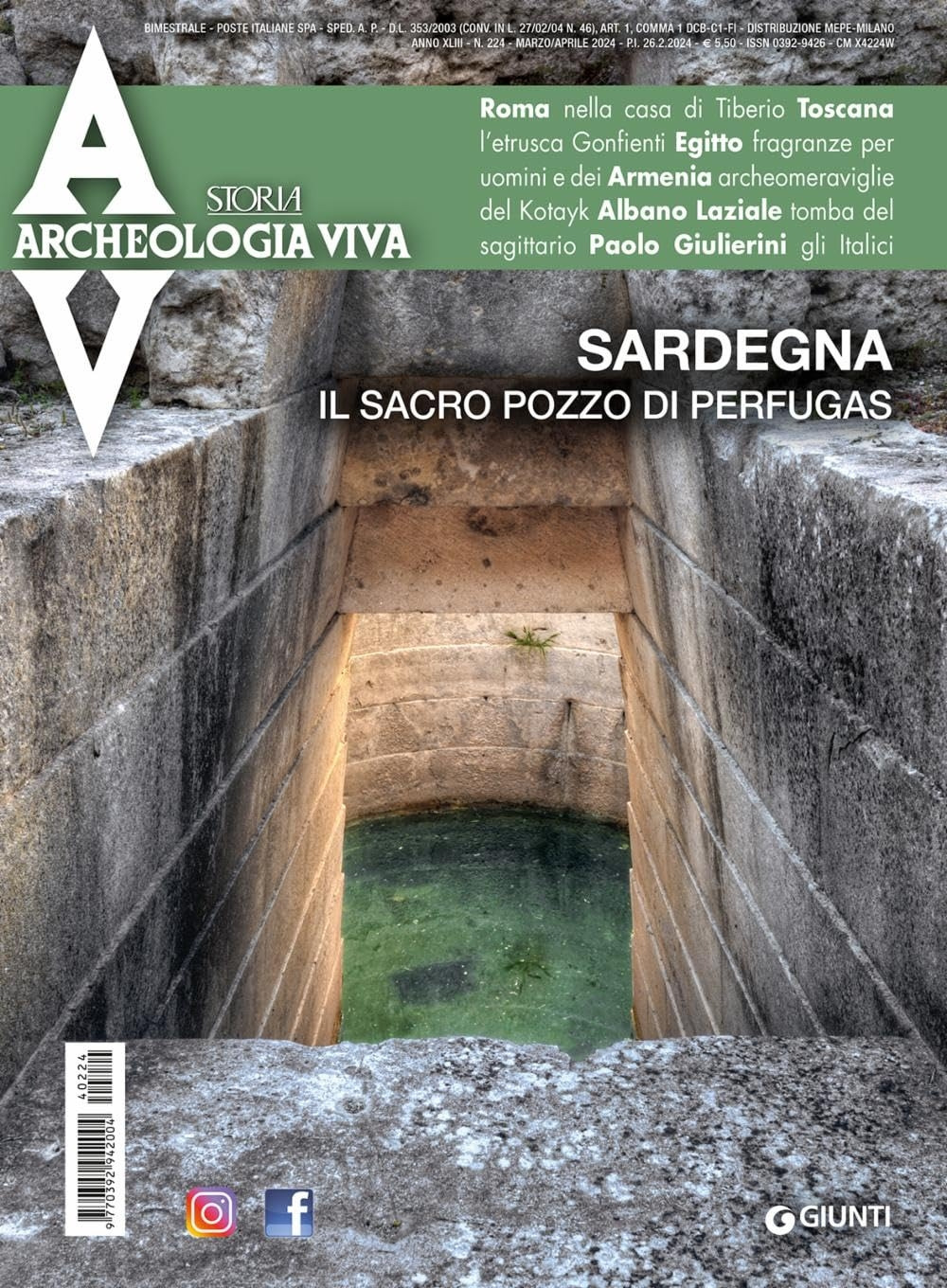 Archeologia viva. Vol. 224