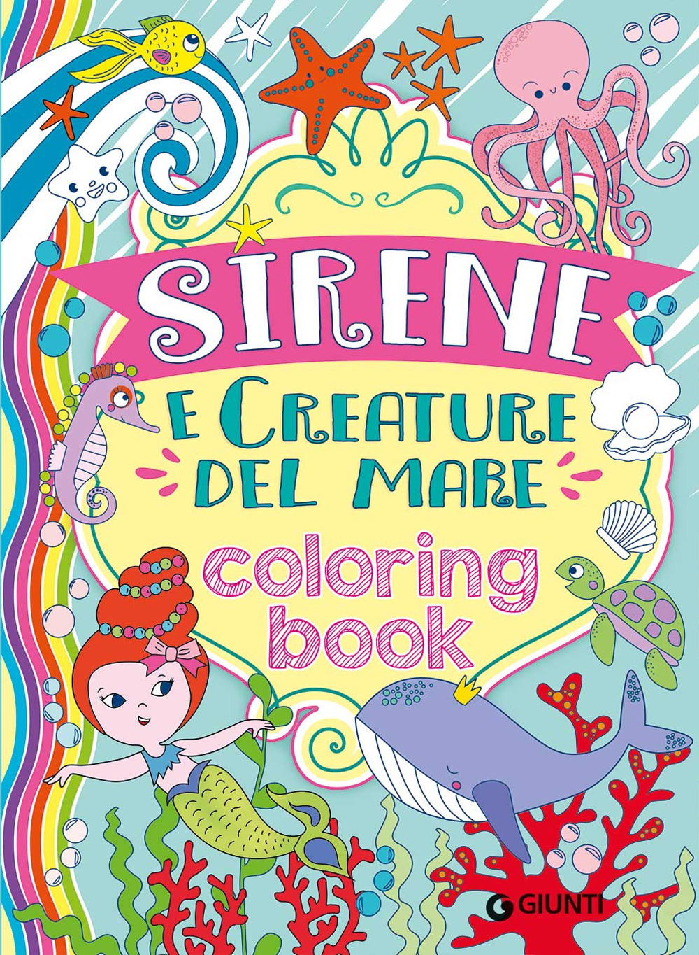 Sirene e creature del mare. Coloring book