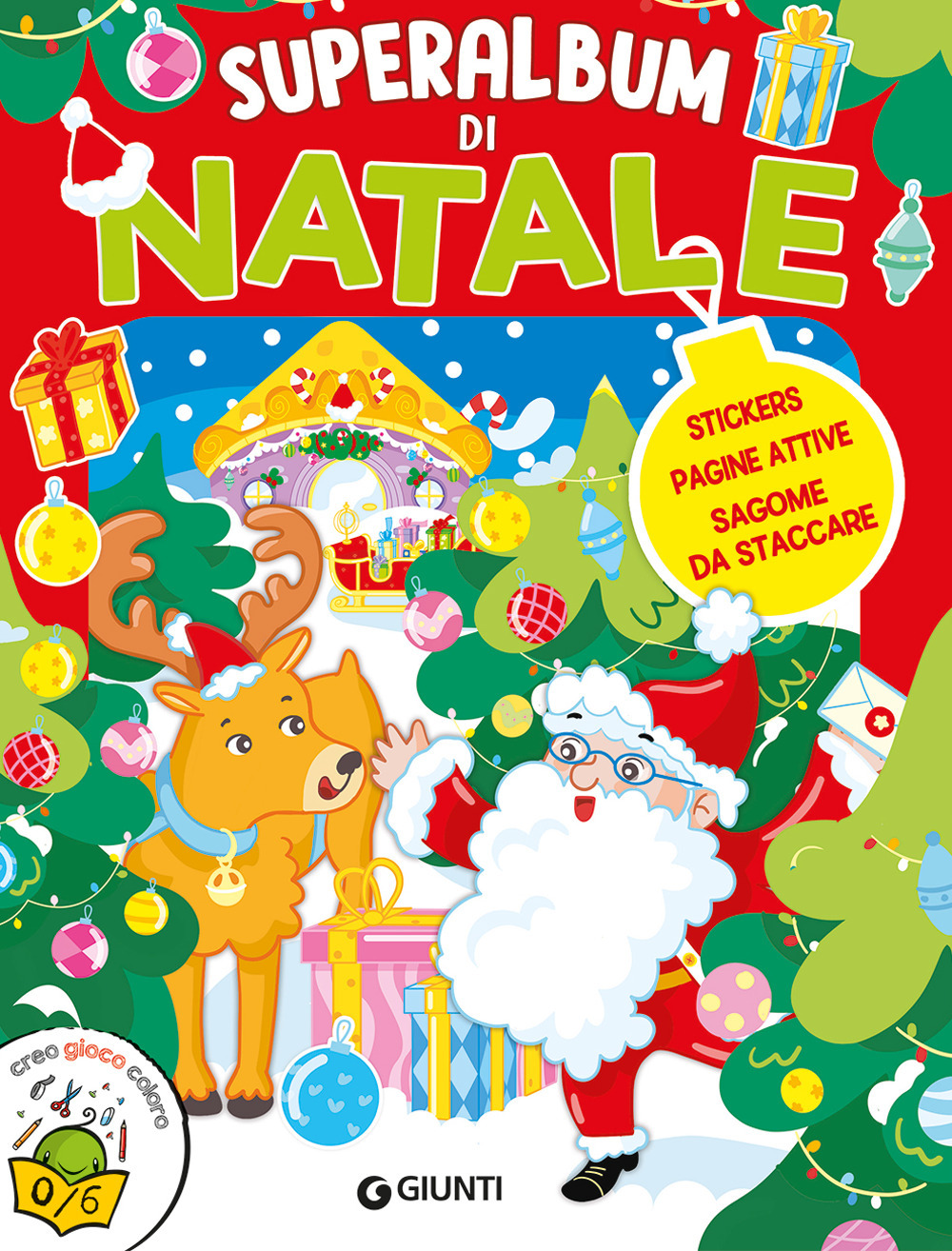 Superalbum di Natale. Stickers, pagine attive, sagome da staccare