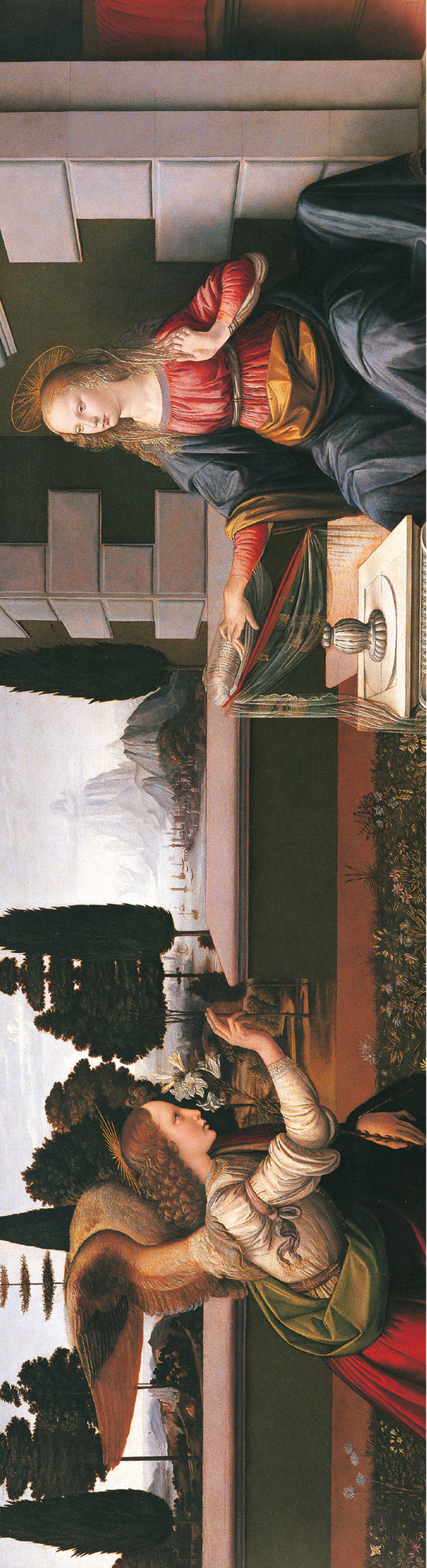 Leonardo Annunciazione (segnalibro)