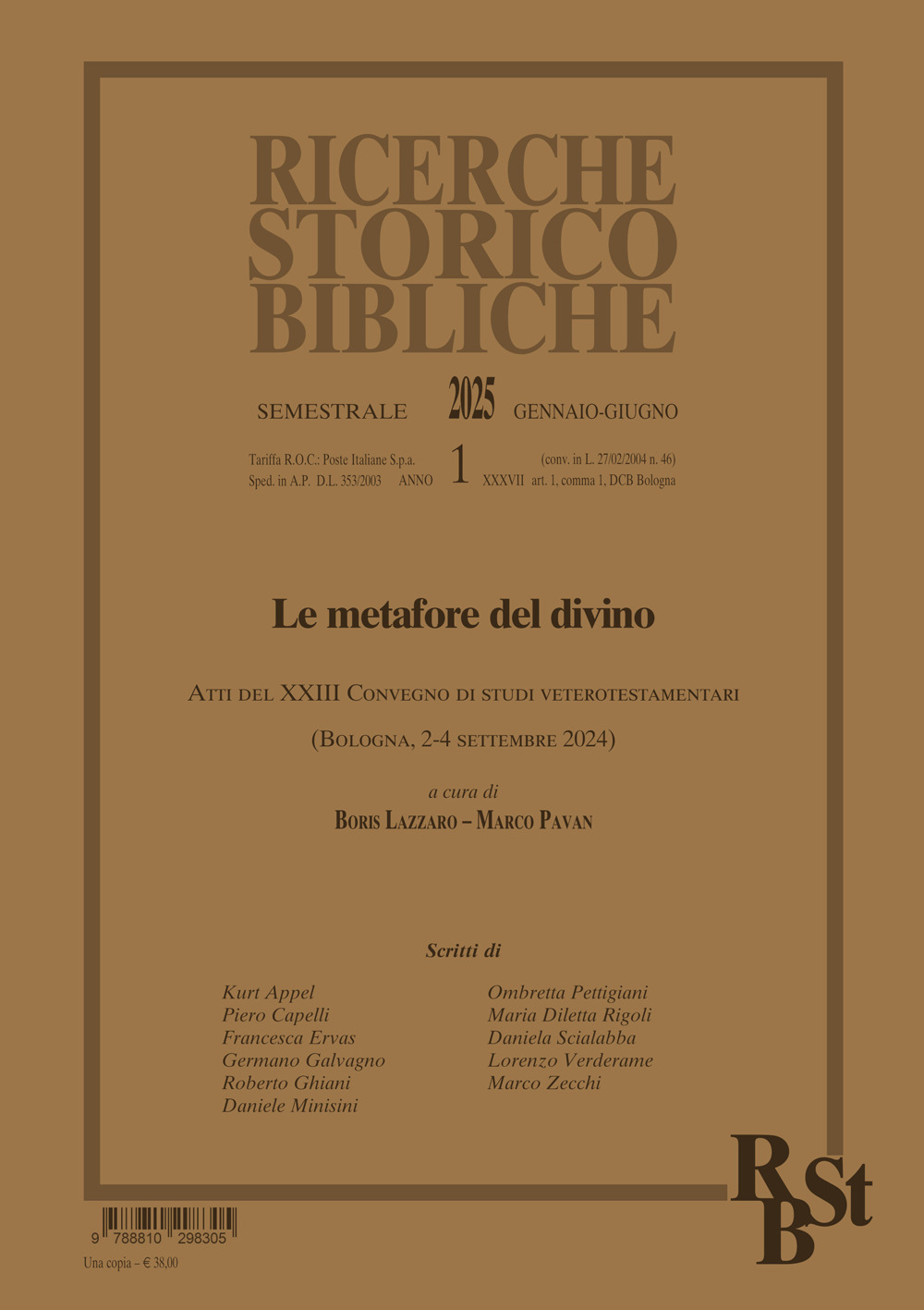 Ricerche storico-bibliche. Vol. 1: Le metafore del divino