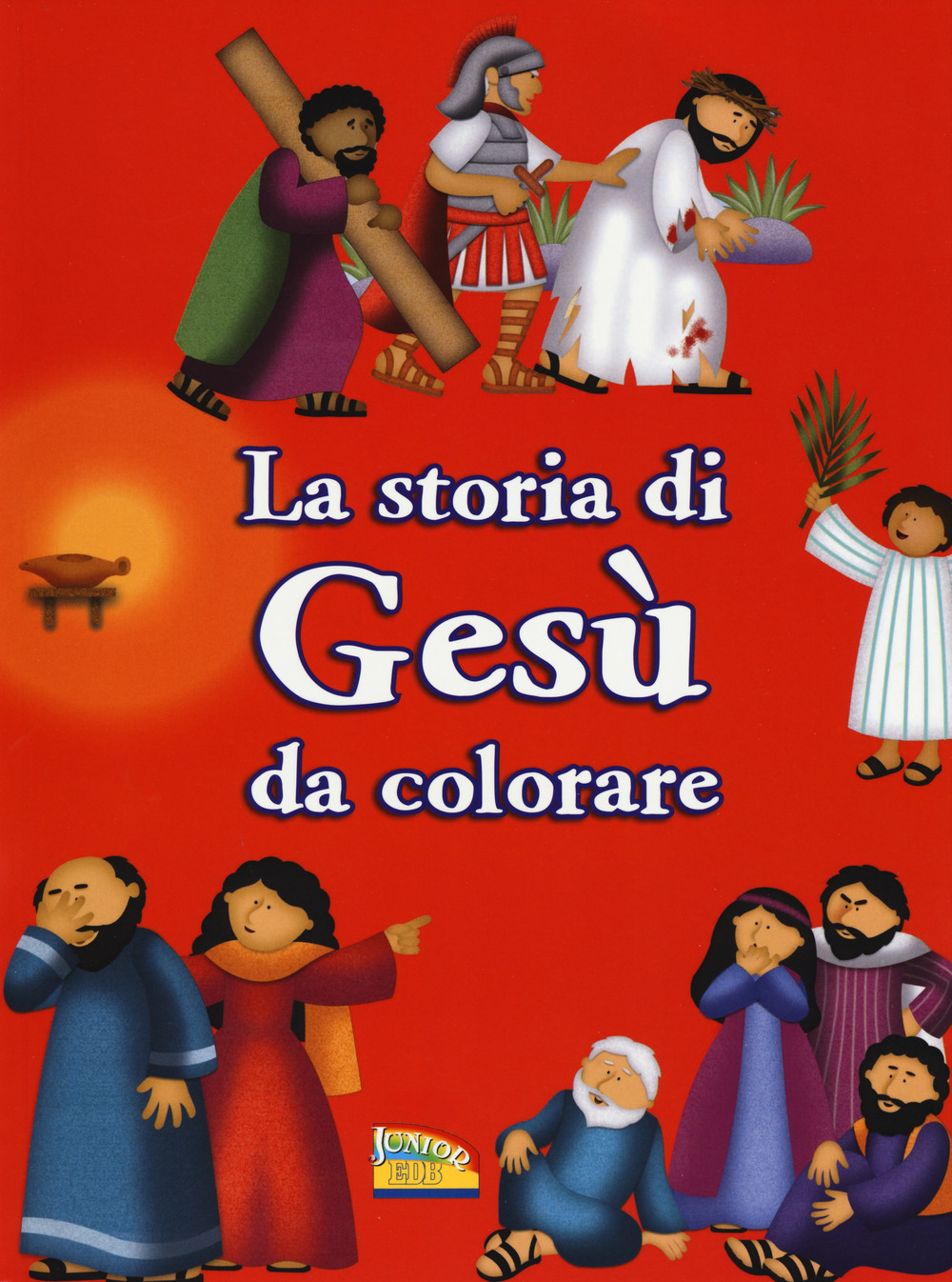 La storia di Gesù da colorare