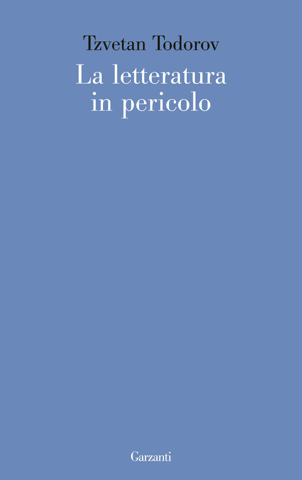 La letteratura in pericolo