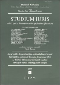 Studium iuris. Rivista per la formazione nelle professioni giuridiche. Vol. 6