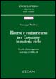 Ricorso e controricorso per Cassazione in materia civile