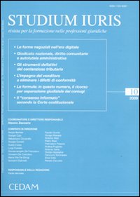 Studium iuris. Rivista per la formazione nelle professioni giuridiche. Vol. 10