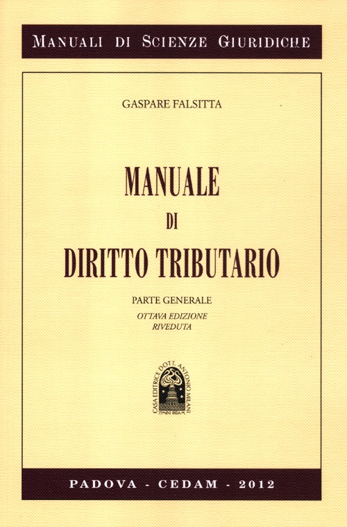 Manuale diritto tributario. Parte generale