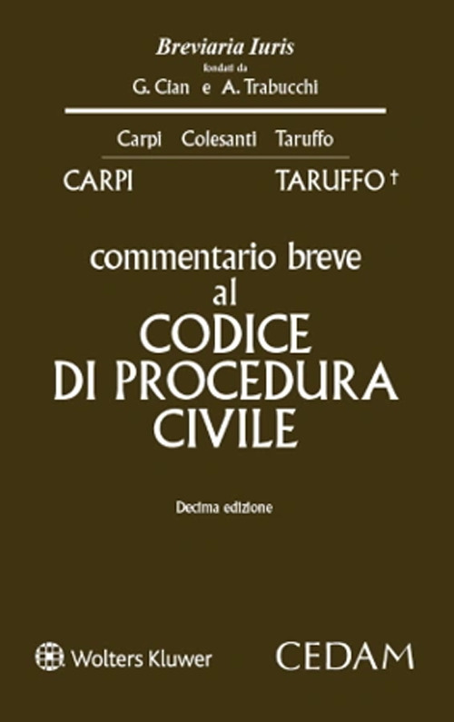 Commentario breve al codice di procedura civile