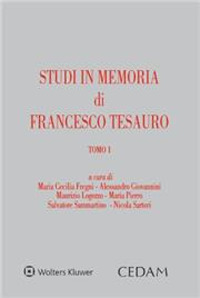 Studi in memoria di Francesco Tesauro