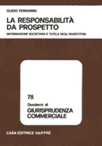 La responsabilità da prospetto