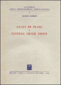 Leggi di piano e sistema delle fonti