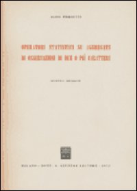 Operatori statistici su aggregati di osservazioni di due o più caratteri