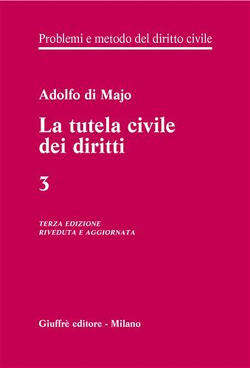 Problemi e metodo del diritto civile. Vol. 3: La tutela civile dei diritti