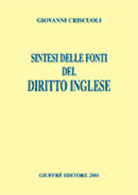 Sintesi delle fonti del diritto inglese