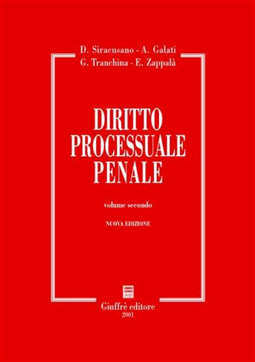 Diritto processuale penale. Vol. 2