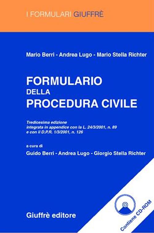 Formulario della procedura civile
