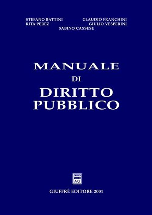 Manuale di diritto pubblico