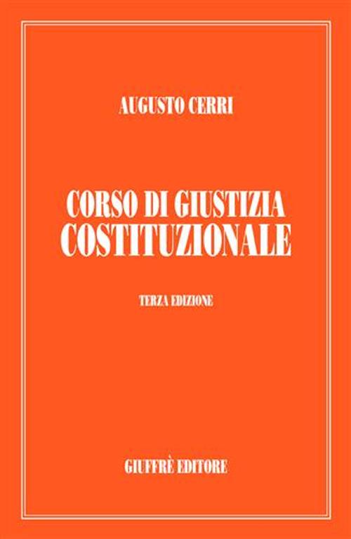 Corso di giustizia costituzionale