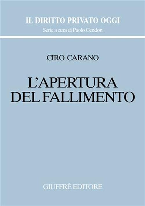 L'apertura del fallimento