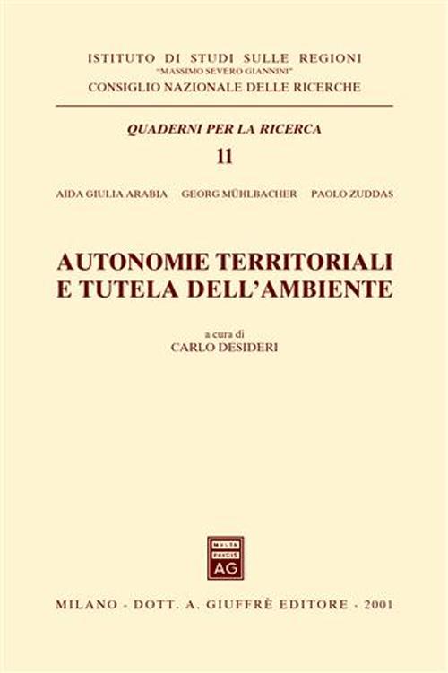 Autonomie territoriali e tutela dell'ambiente