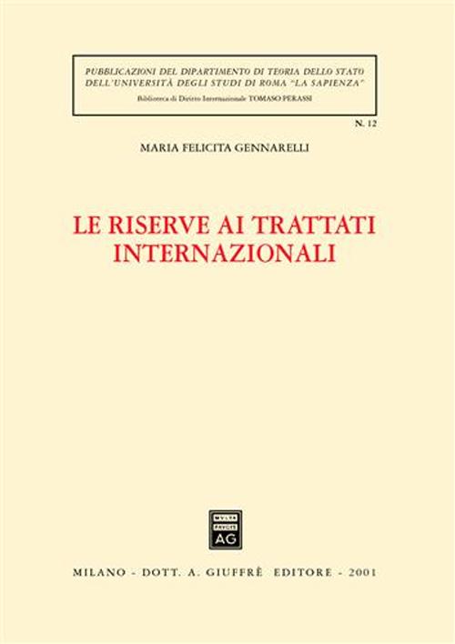 Le riserve ai trattati internazionali