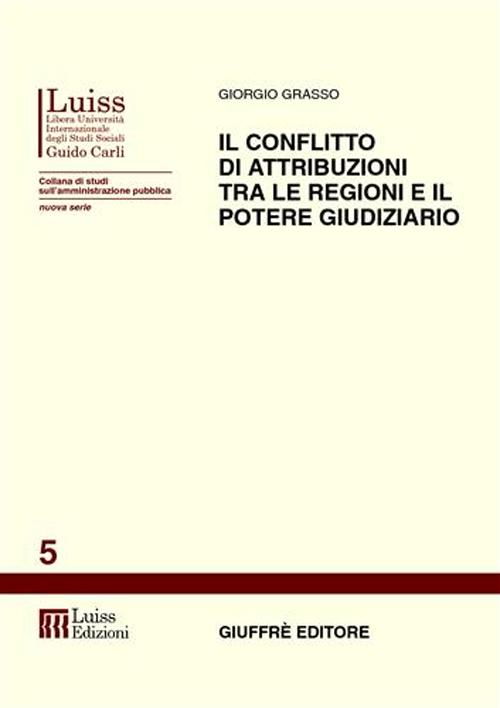 Il conflitto di attribuzioni tra le regioni e il potere giudiziario
