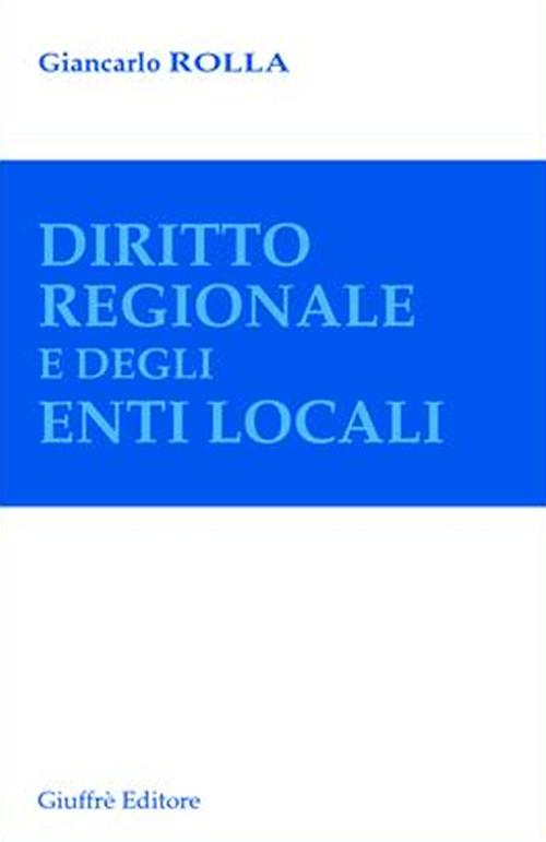 Diritto regionale e degli enti locali