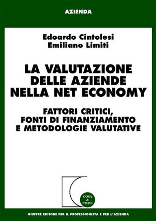 La valutazione delle aziende nella net economy. Fattori critici, fonti di finanziamento e metodologie valutative