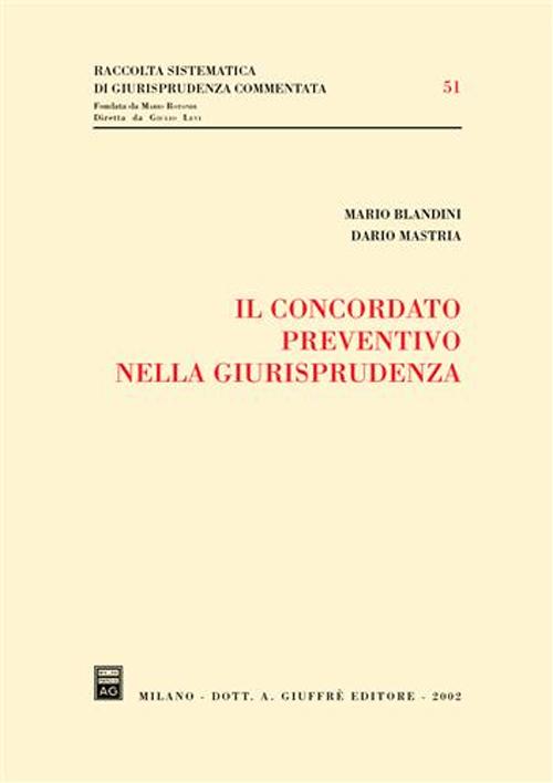 Il concordato preventivo nella giurisprudenza