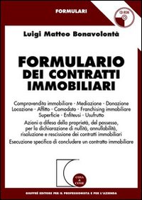 Formulario dei contratti immobiliari