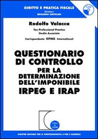 Questionario di controllo per la determinazione dell'imponibile Irpeg e Irap