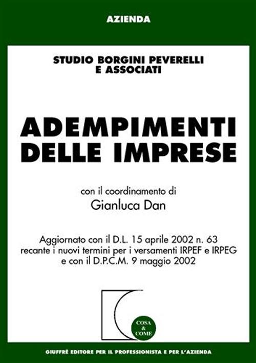 Adempimenti delle imprese