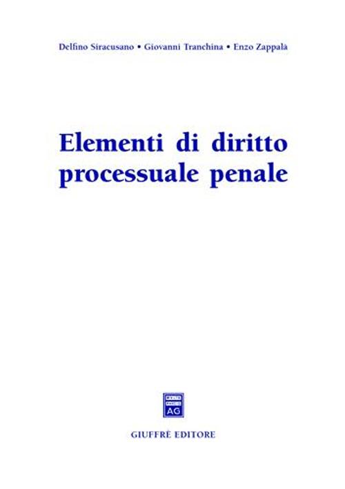 Elementi di diritto processuale penale