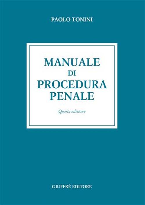 Manuale di procedura penale