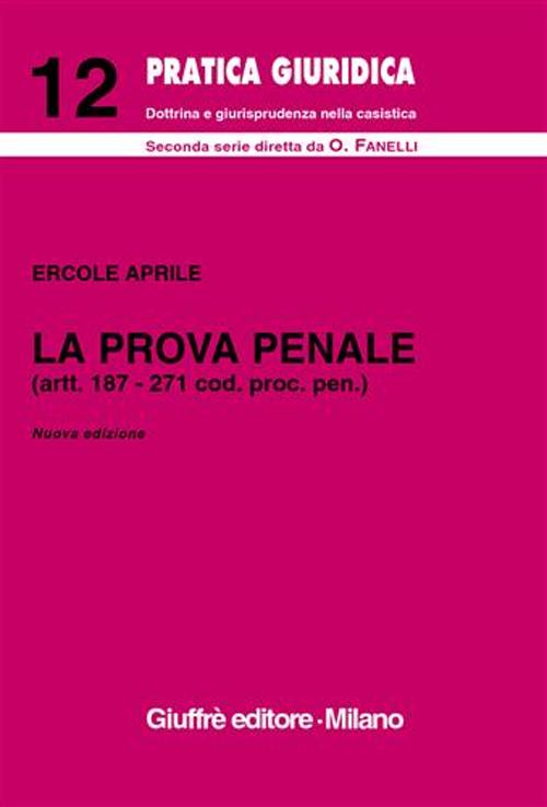 La prova penale. Artt. 187-271 Codice procedura penale