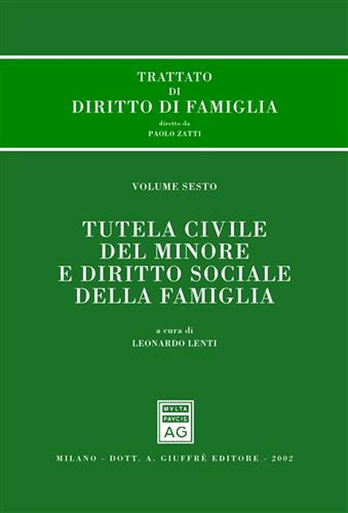 Trattato di diritto di famiglia. Vol. 6: Tutela civile del minore e diritto sociale della famiglia