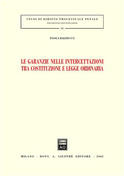 Le garanzie nelle intercettazioni tra costituzione e legge ordinaria