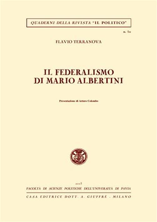 Il federalismo di Mario Albertini
