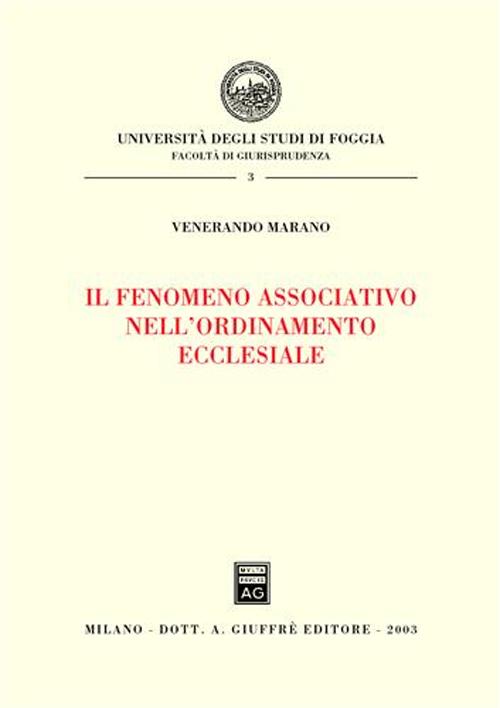 Il fenomeno associativo nell'ordinamento ecclesiale