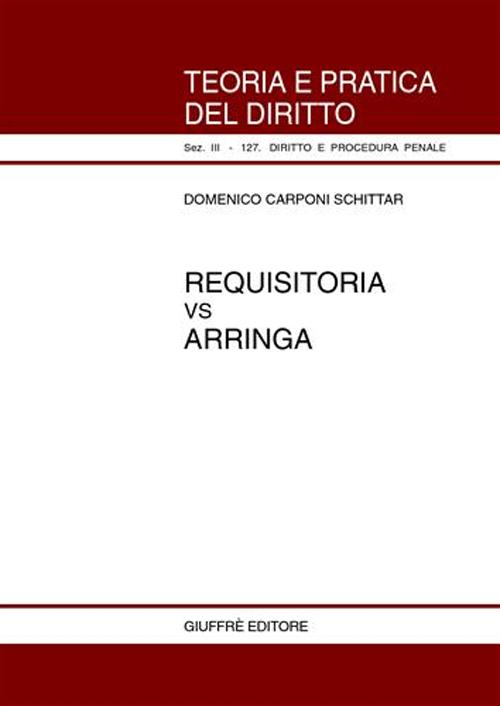 Requisitoria vs arringa