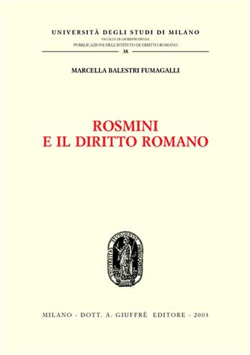 Rosmini e il diritto romano