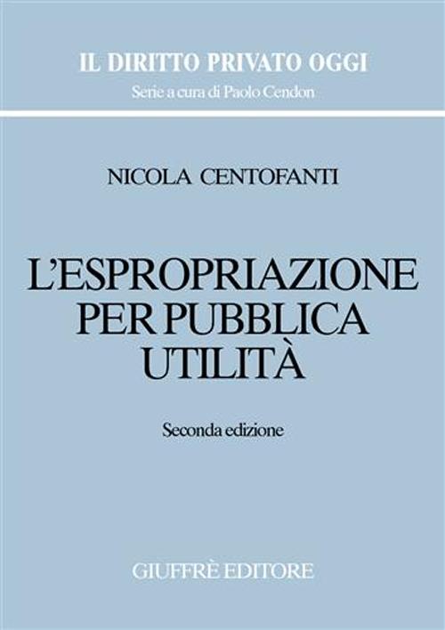 L'espropriazione per pubblica utilità
