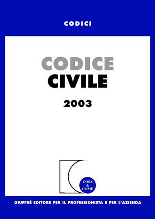 Codice civile 2003
