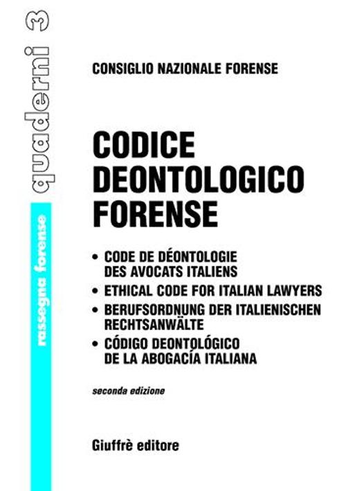 Codice deontologico forense