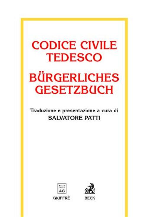 Codice civile tedesco-Burgerliches Gesetzbuch