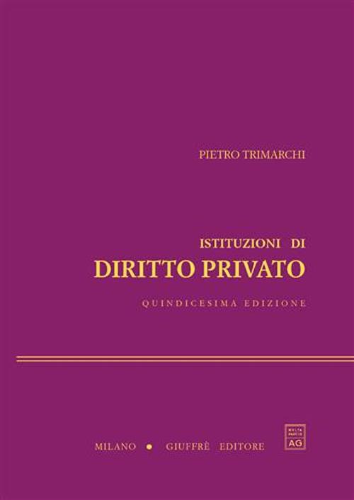 Istituzioni di diritto privato