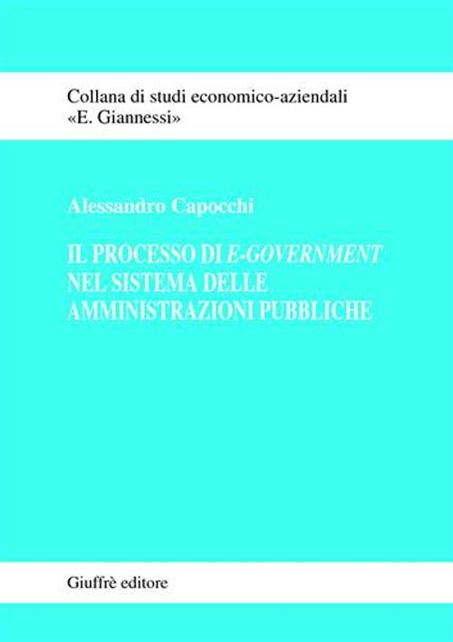 Il processo di e-government nel sistema delle amministrazioni pubbliche