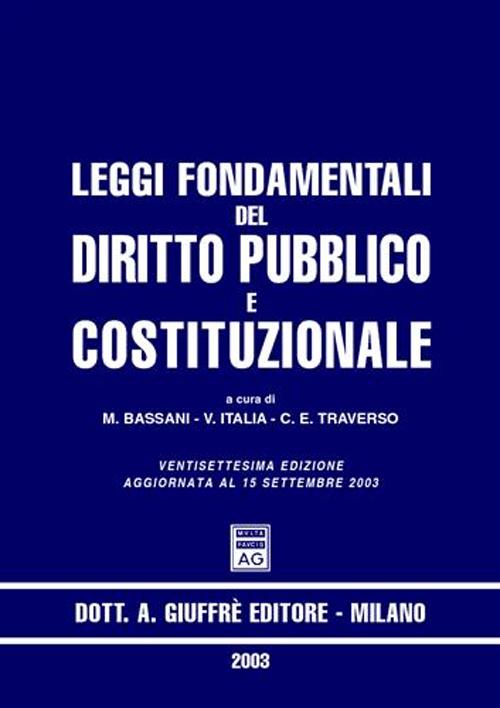 Leggi fondamentali del diritto pubblico e costituzionale